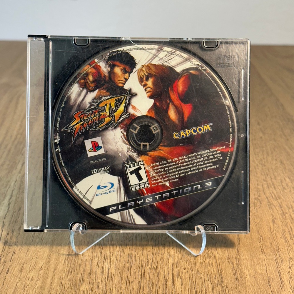 Capcom Street Fighter IV Video Game PS3 One Size Multicolor Good Fighting BluRay - Picture 3 of 4